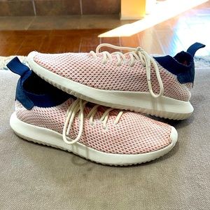 Adidas Original Tubular Shadow Prime Knit Shoes Orange/White Men’s Size 8